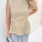 Gigi Gingham Tank