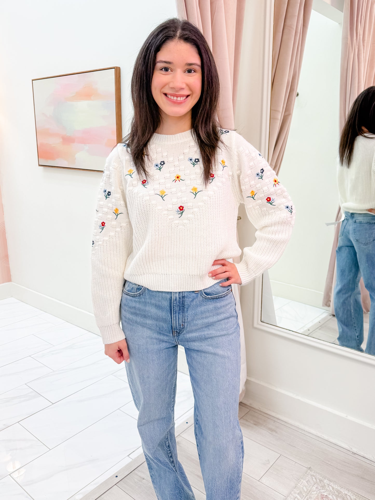 Bettie Embroidered Sweater