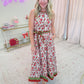 Vintage Poppy Maxi Dress