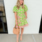 Fiona Floral Print Mini Dress