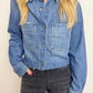 Abbey Cropped Denim Shirt