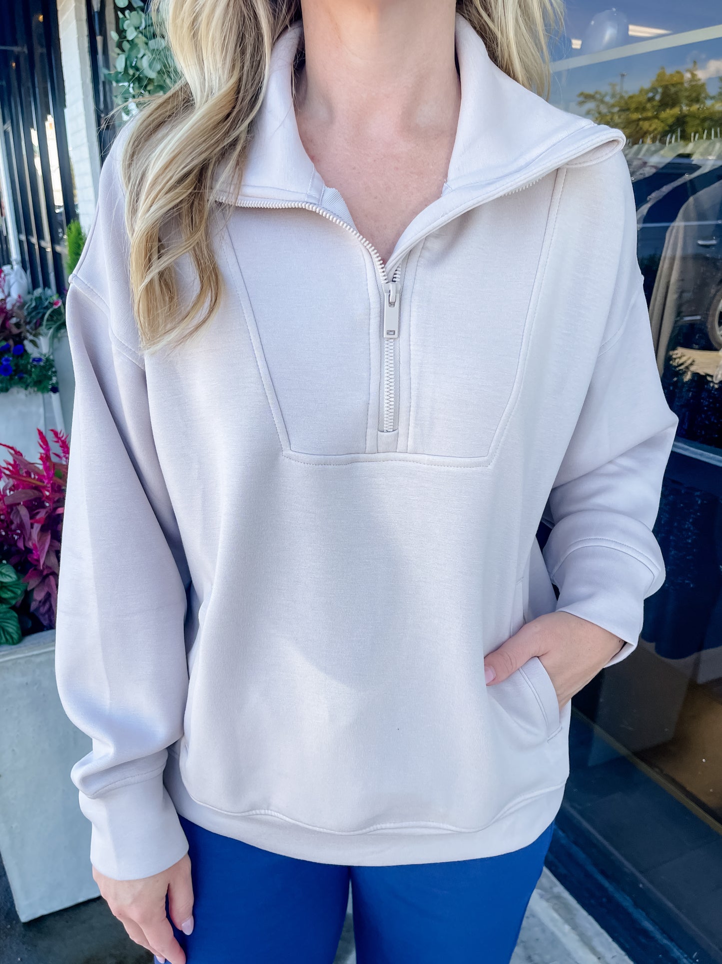 Scuba Luxe Quarter Zip Pullover