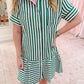 Sicily Stripe Mini Dress