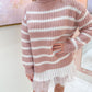 Aki Striped Turtleneck Sweater