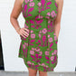 Floral Button Front Mini Dress