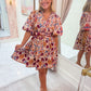 Ramy Belted Floral Mini Dress