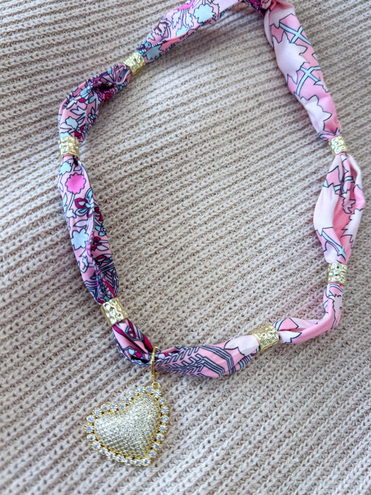 Destiny Gold Spacer Scarf Necklace