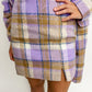 Brisk Plaid Mini Skirt
