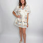 Dahlia Embroidered Shirt Dress