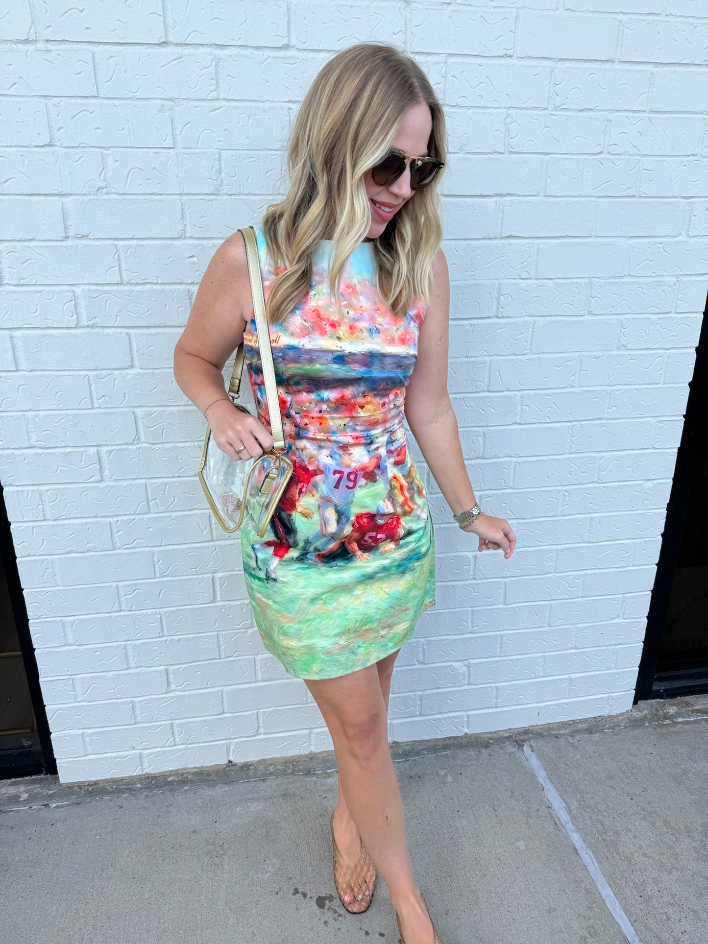 Game Day Watercolor Dress