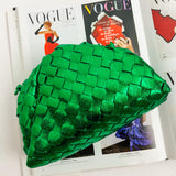 Metallic Quilted Mini Pouch