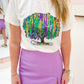 Mardi Gras Sequin Tree Tee