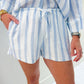 ZS Daylight Striped Airy Gauze Short