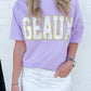 The Geaux Varsity Boyfriend Tee