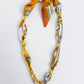 Gold Spacer Scarf Necklace-Starry Moon