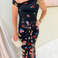 Winona Wrap Maxi Dress Falling Floral