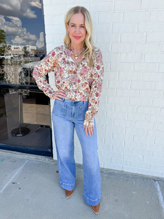 Weaving Wildflower Cardigan Top