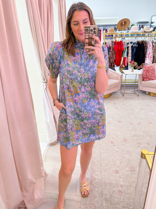 Monet Garden Mini Dress