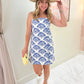 Shell Scallop Mini Dress