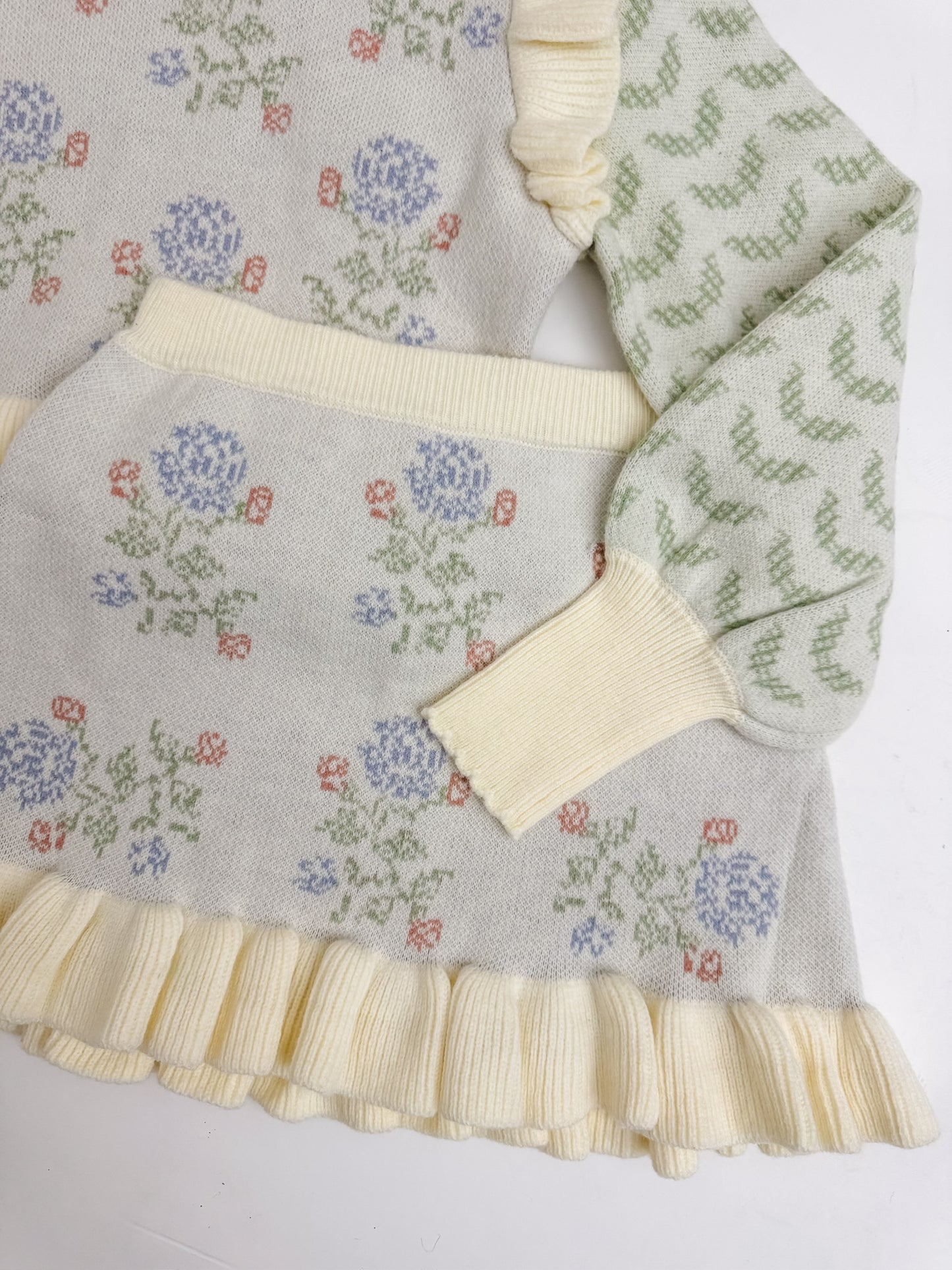 Darling Knit Sweater & Skirt Set