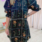 Fleur Noir Mini Dress