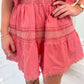 Hanoi Mini Skirt Rosewood
