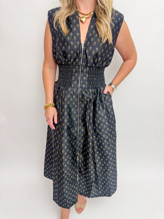 An Autumn Walk Midi Dress