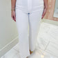 JBD Scissor Cut Wide Leg Optic White