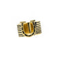Horseshoe Brass Scarf Slide Ring