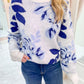 Rainy Season Floral Sweater