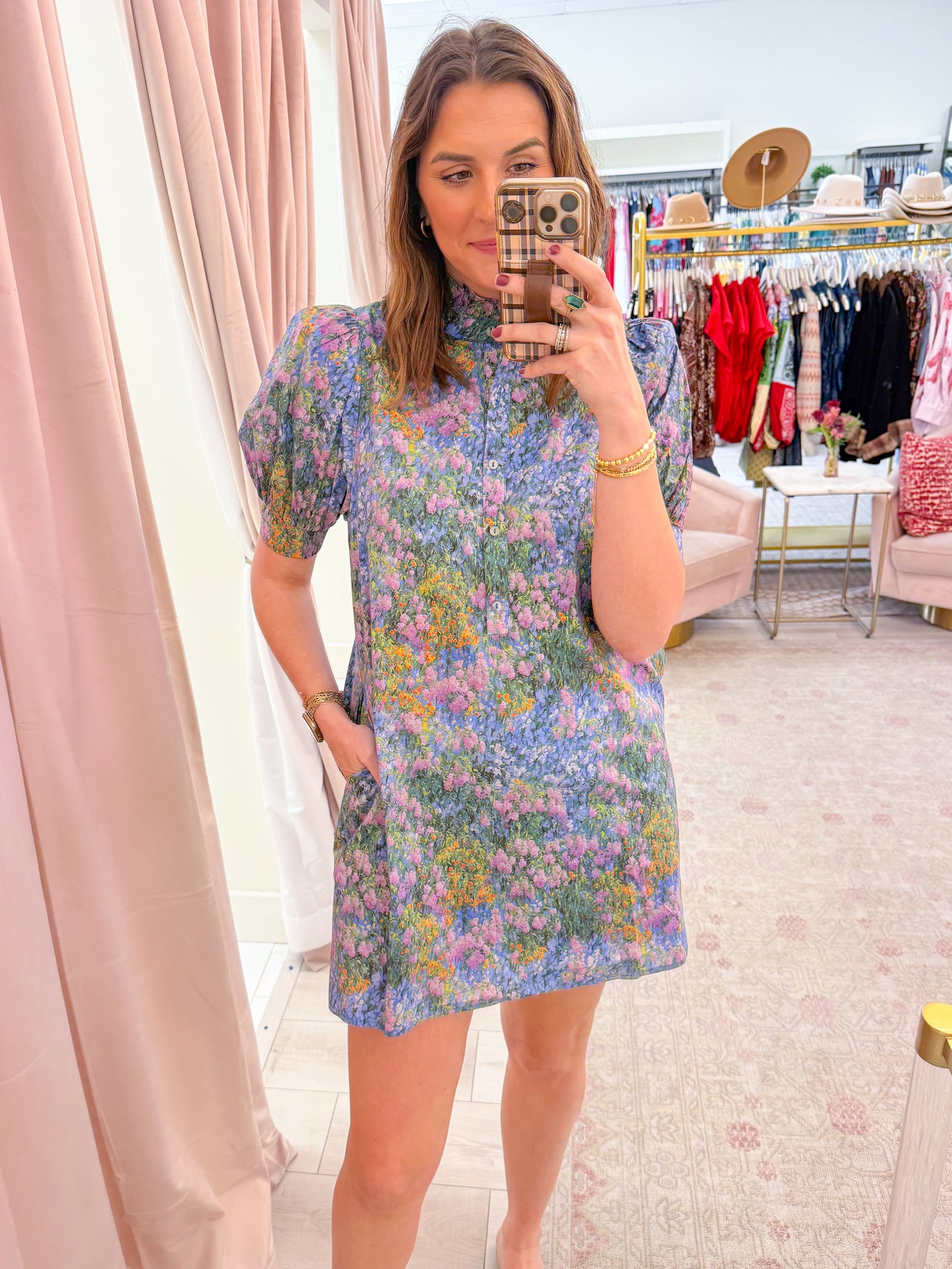 Monet Garden Mini Dress