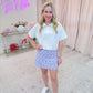French Floral Kourt Skort