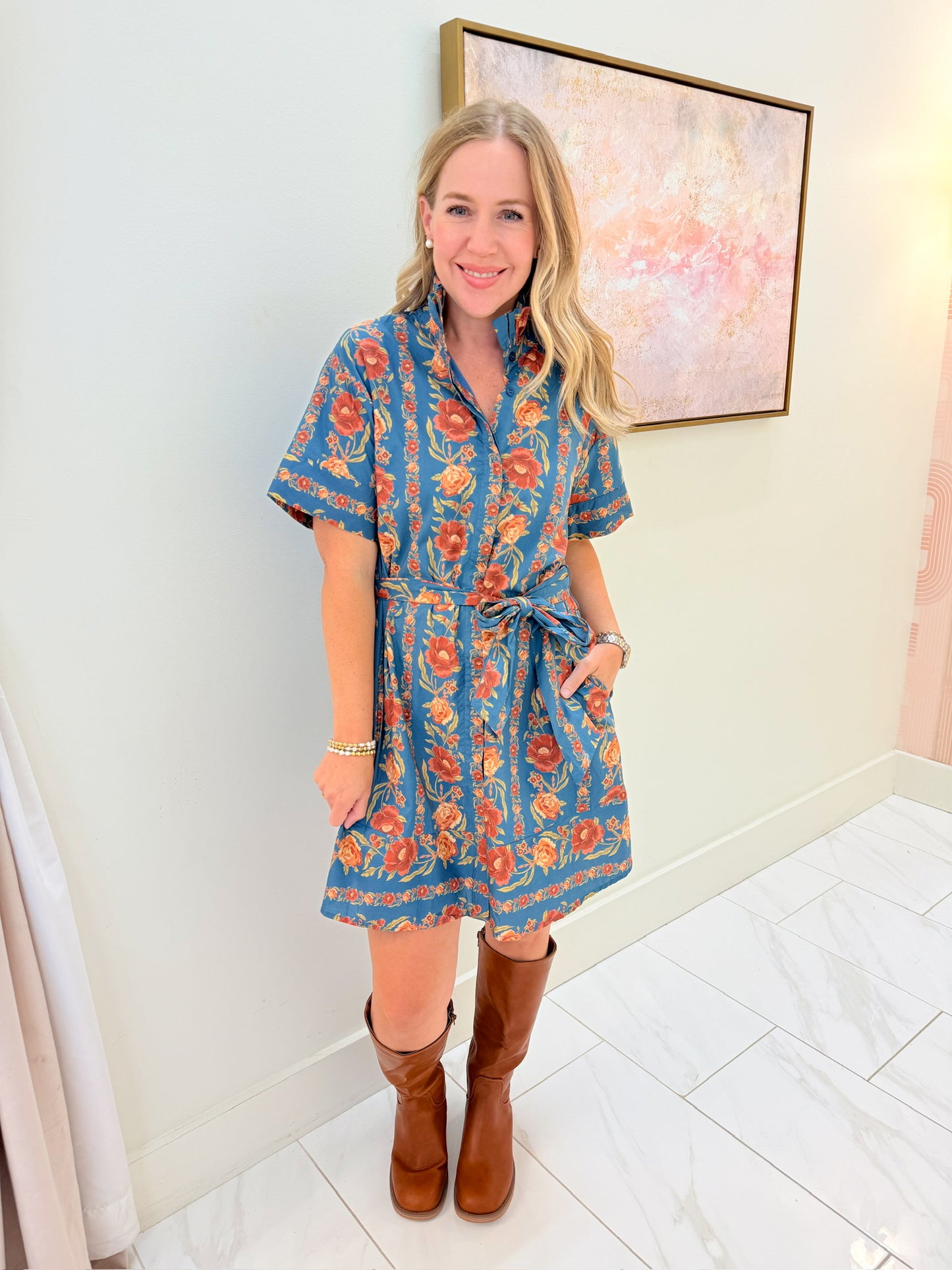 The Harvest Floral Midi Dress