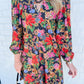 The Hazel Dress Midnight Petals