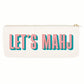 Let's Mahj Zipper Canvas Tile Pouch