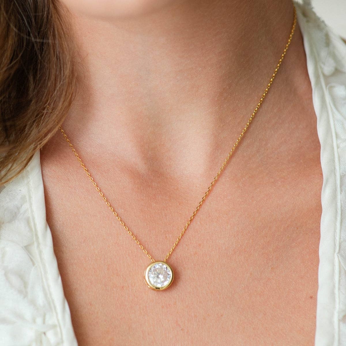 Bold Contemporary Crystal Necklace