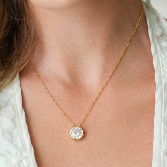 Bold Contemporary Crystal Necklace