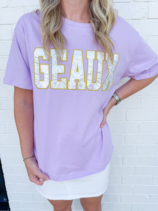 The Geaux Varsity Boyfriend Tee