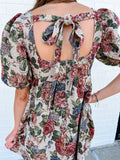 Sofia Jacquard Mini Dress