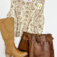 Drift Rose Sweater Vest Top