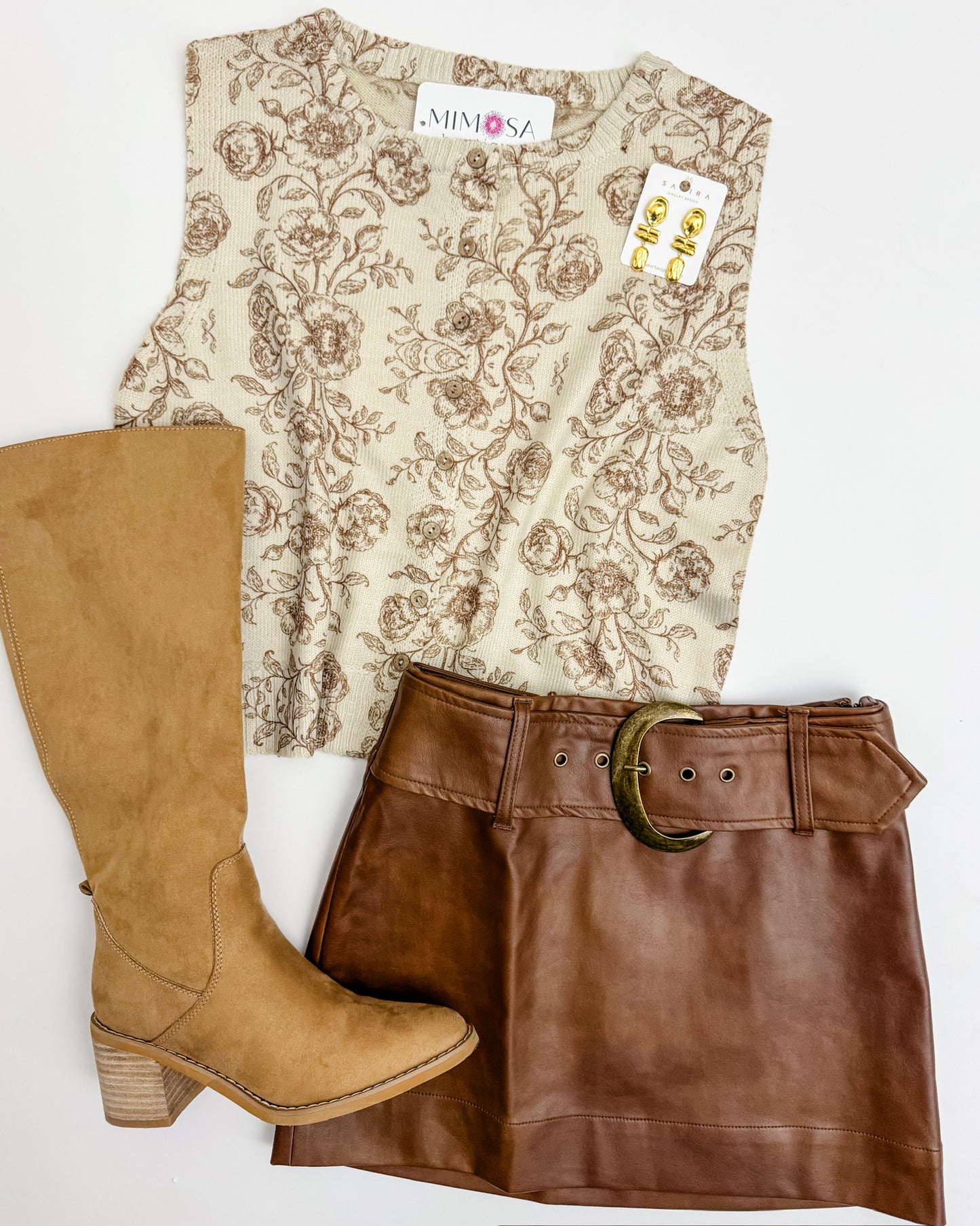 Drift Rose Sweater Vest Top