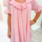 Toulouse Dress Pink Eyelet