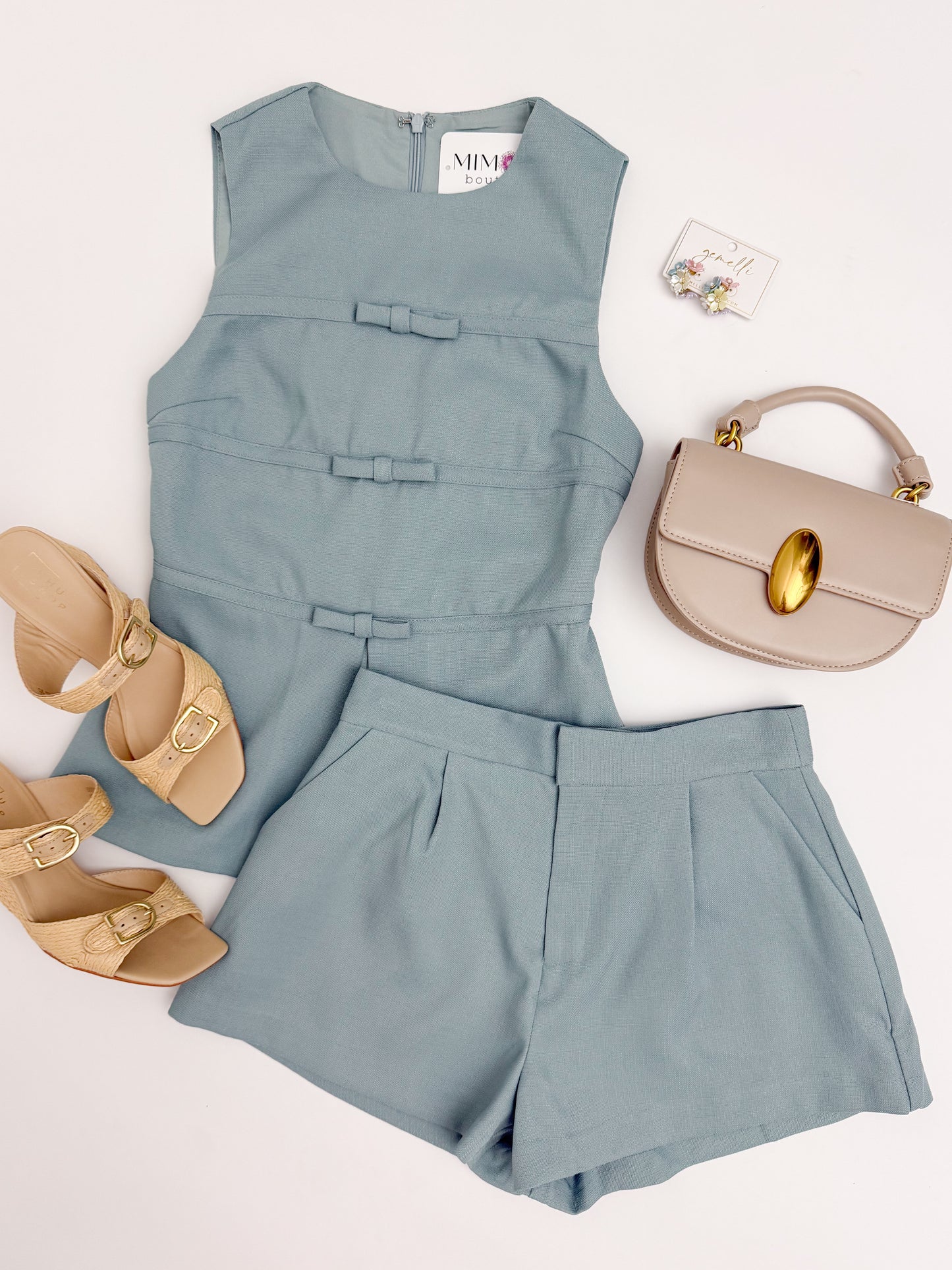 Bryce Bow Trimmed Top