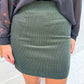 90's Cool Cord Mini Skirt