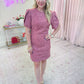Janice 3D Lace Mini Dress