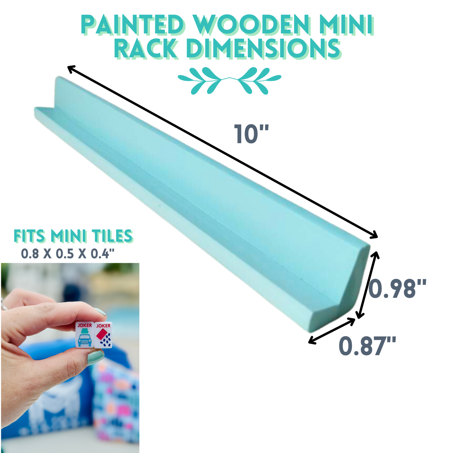 Mini Travel Mahjong Set White