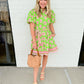 Fiona Floral Print Mini Dress