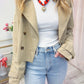 Something Secret Cropped Trench Jacket