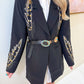 Golden Spur Embroidered Blazer