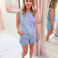 ZS Sun Seeker Denim Cropped Tank